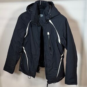 Descente Black Jacket with Gray Details